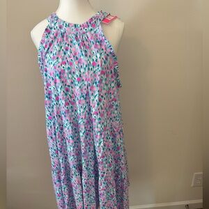 Lilly Pulitzer Pink and Blue Patterned Dress